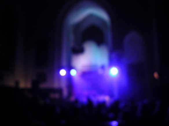 Gothic electro in an old Catholic church 